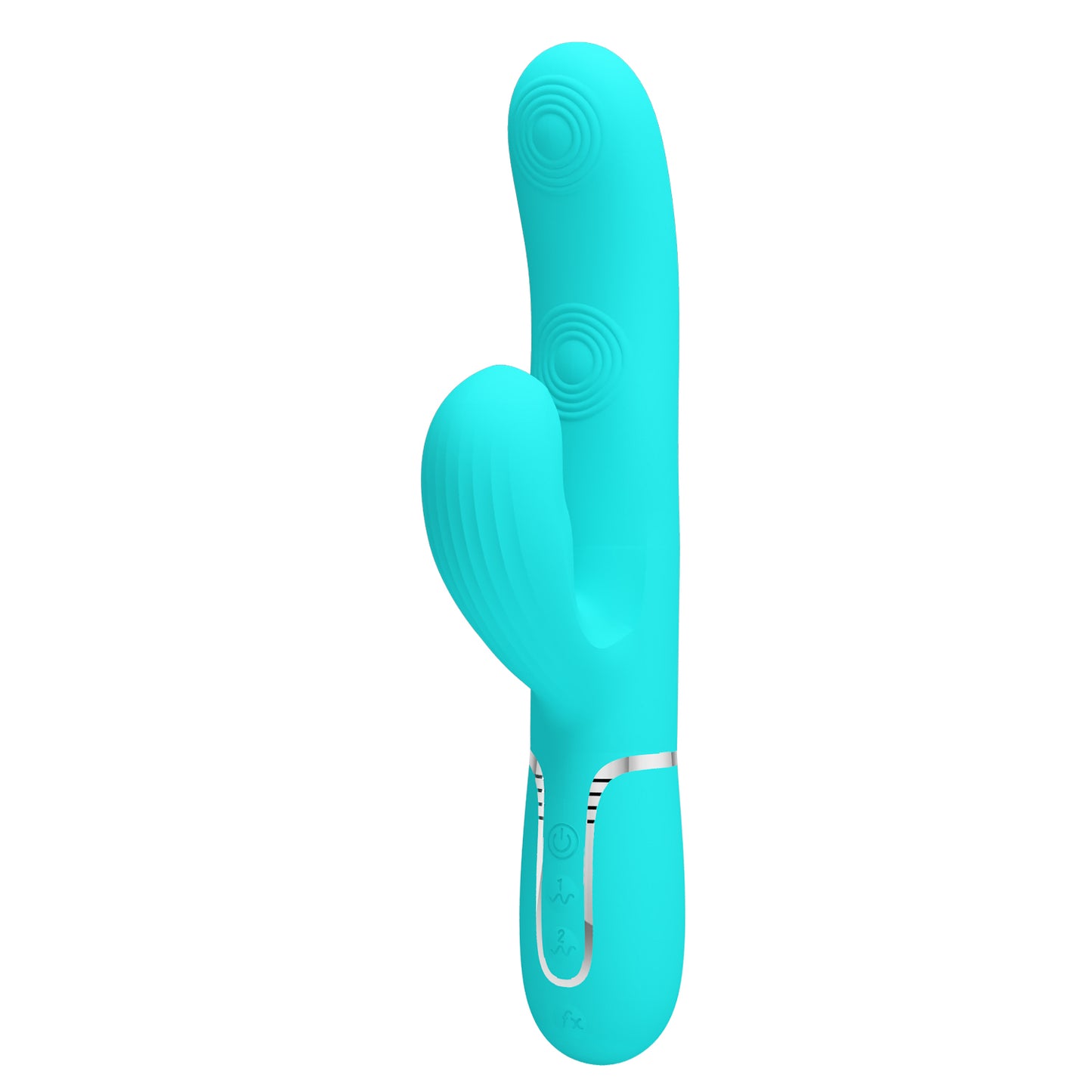 Pretty Love Perdita Twinkled Tenderness Vibrator - Rabbit Style - Turquoise