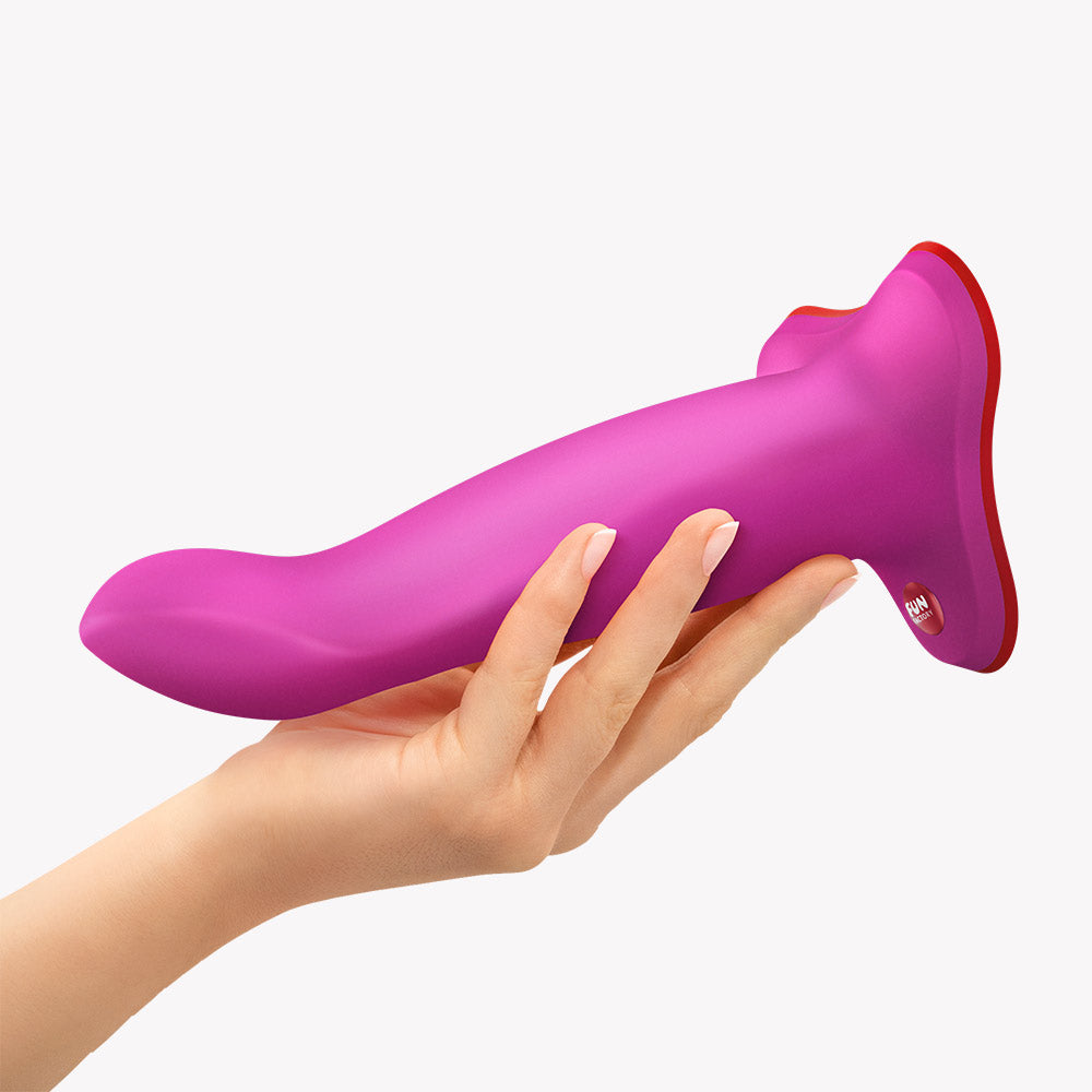 Fun Factory Limba Flex M Bendable Dildo - Magenta - G-Spot and Prostate Massage