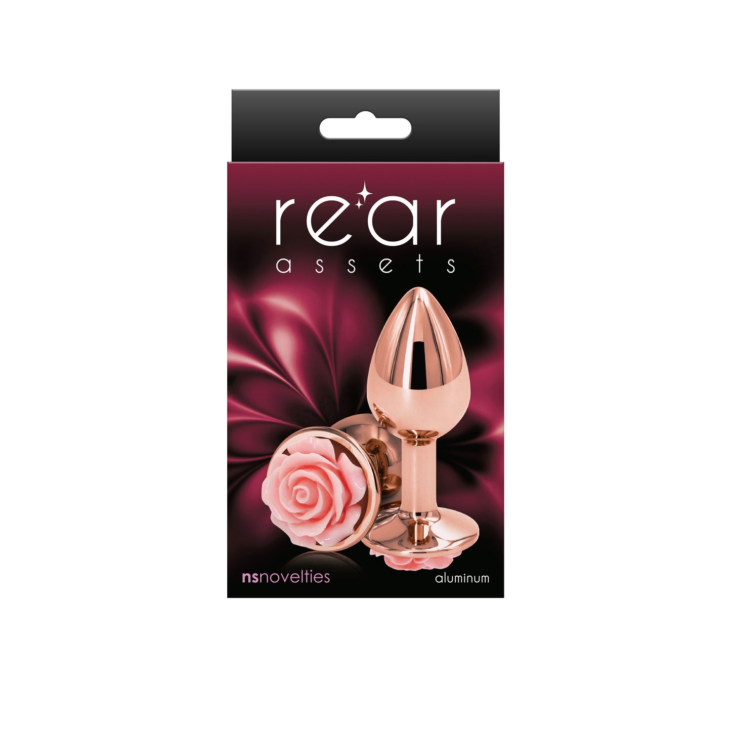 Rear Assets Rose Small Anal Toy - Pink