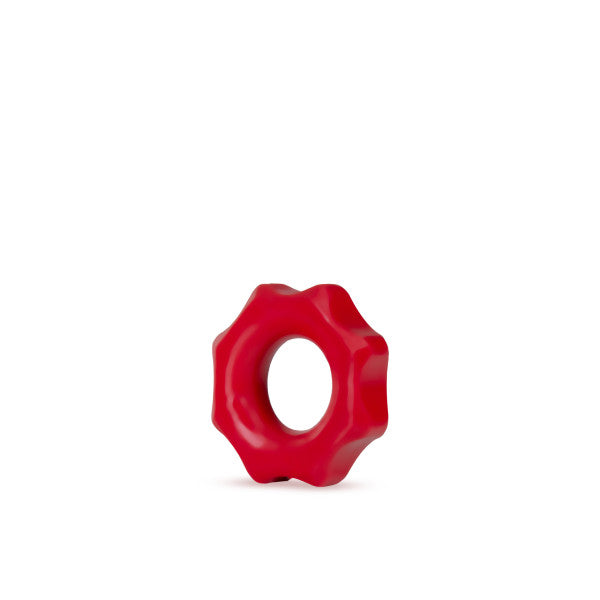 Blush Stay Hard Nutz Cock Ring – Red