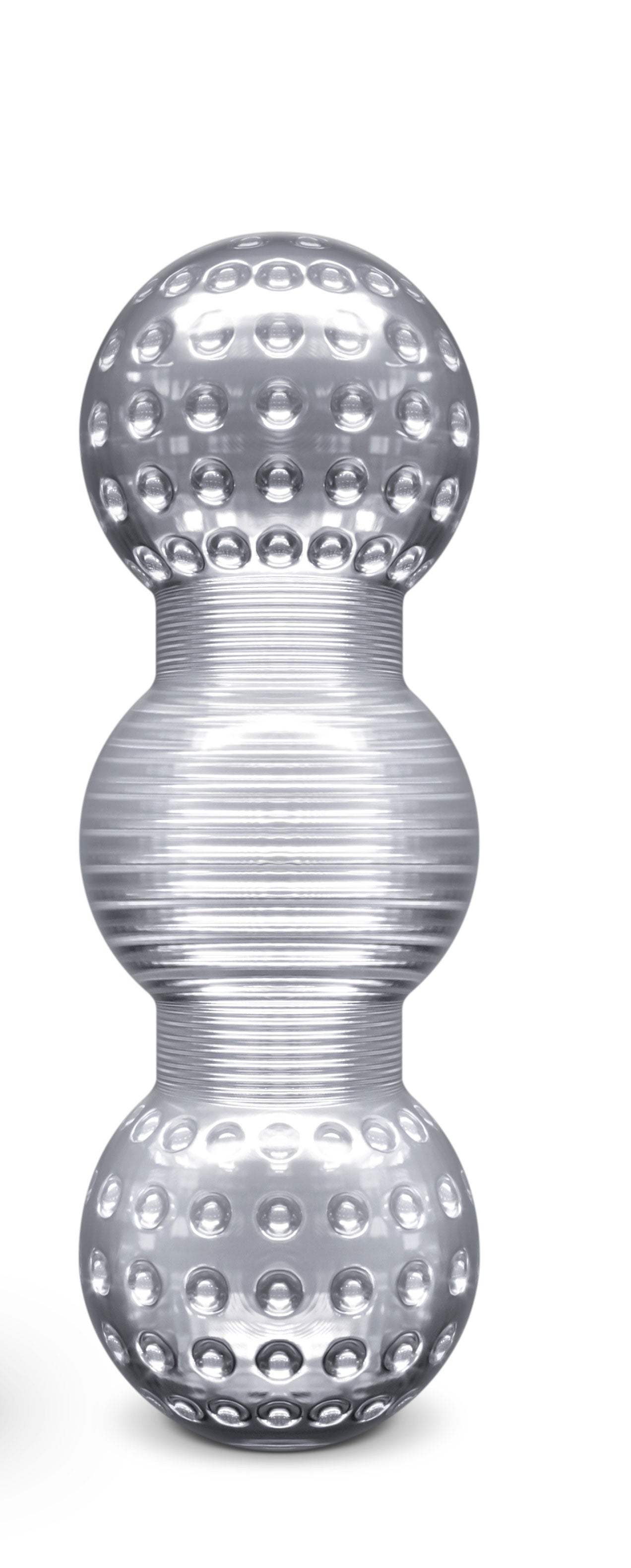 Rize Feelz Clear Male Stroker with Textured Chambers