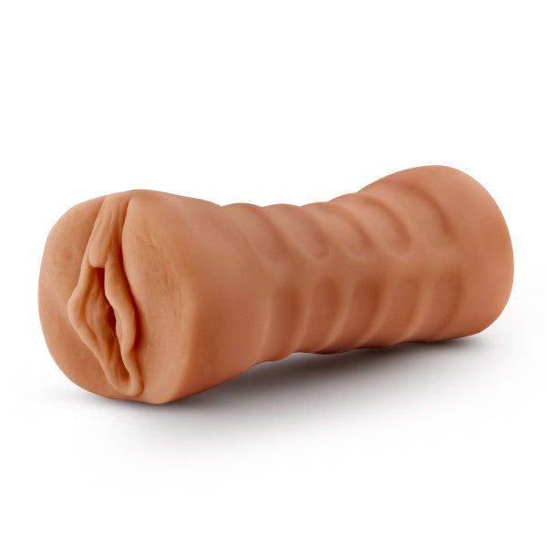 Blush M for Men Sofia Mocha Vibrating Stroker – Beige