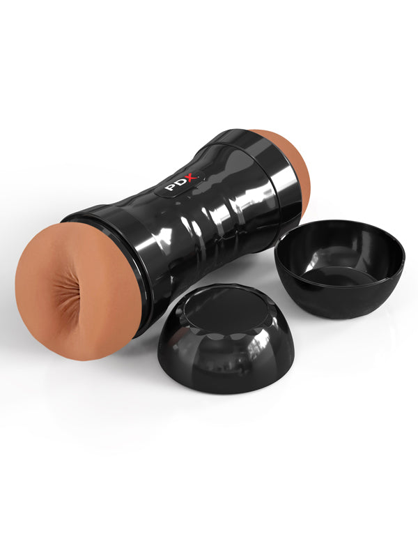 Pipedream Pdx Extreme Super Flip-a-Pussy Over Stroker – Brown