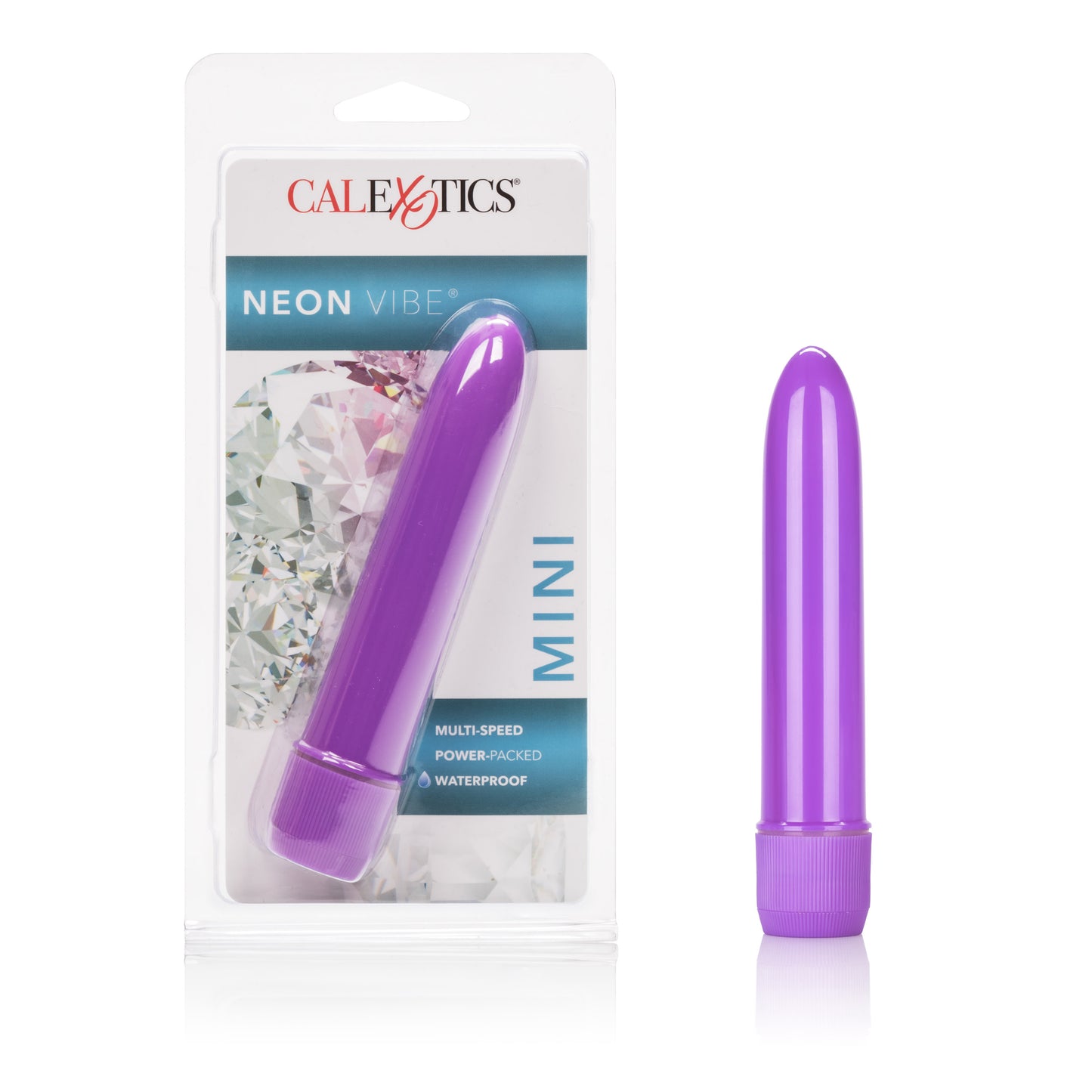 CalExotics Mini Neon Multi-Speed Vibrator – Purple