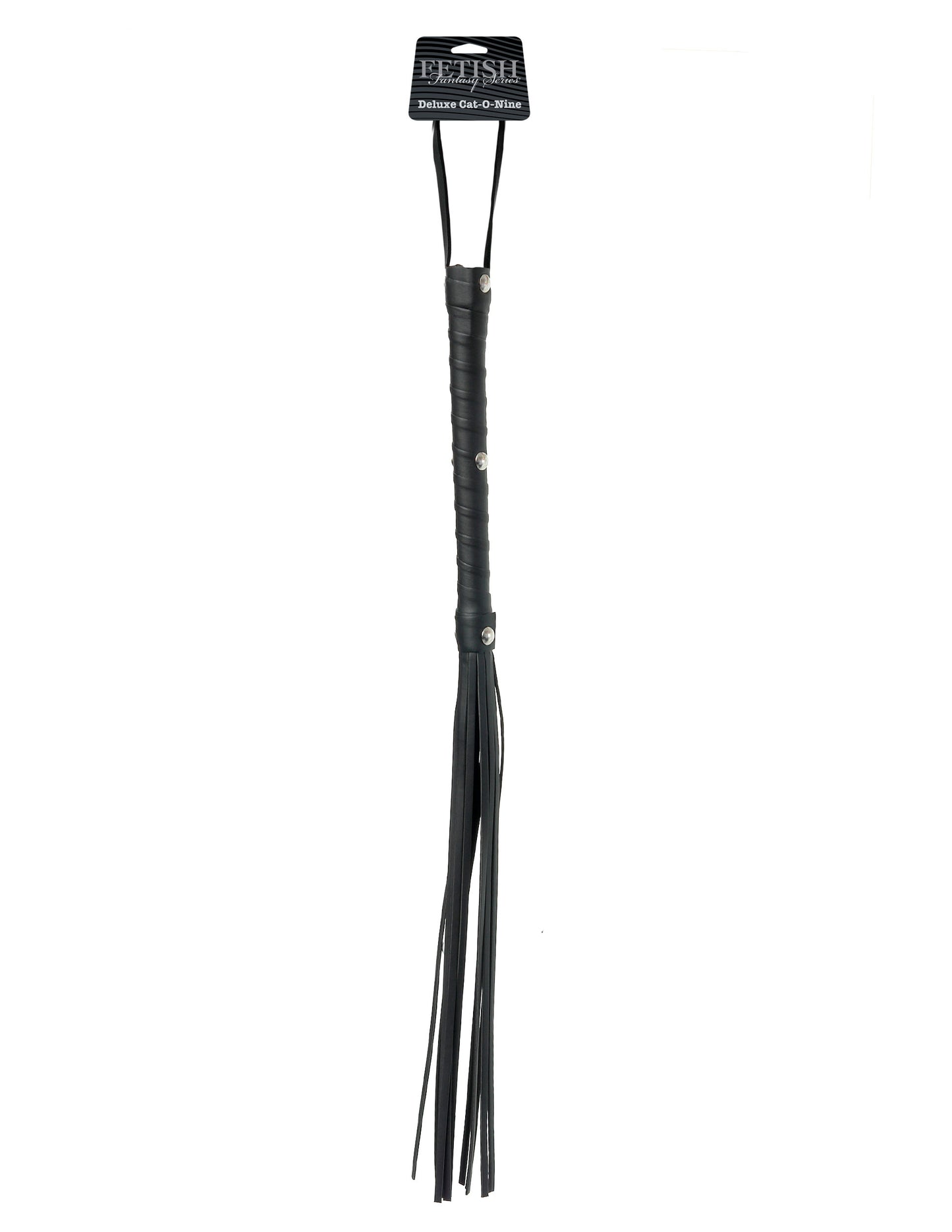 Pipedream Deluxe Cat o' Nine Tails Flogger – Black