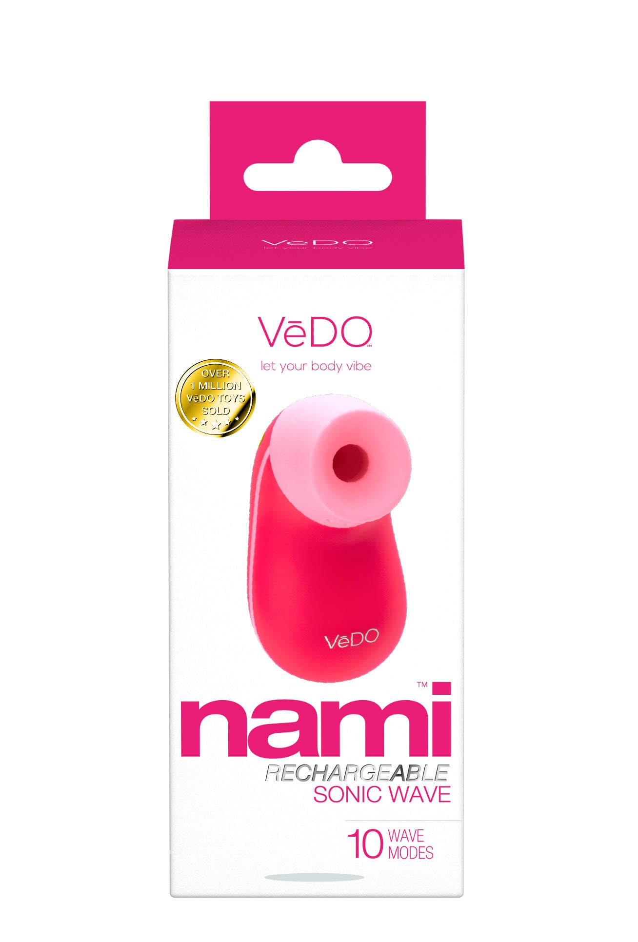 VeDO Nami Rechargeable Sonic Vibe - Foxy Pink - Multi-Function Vibrator