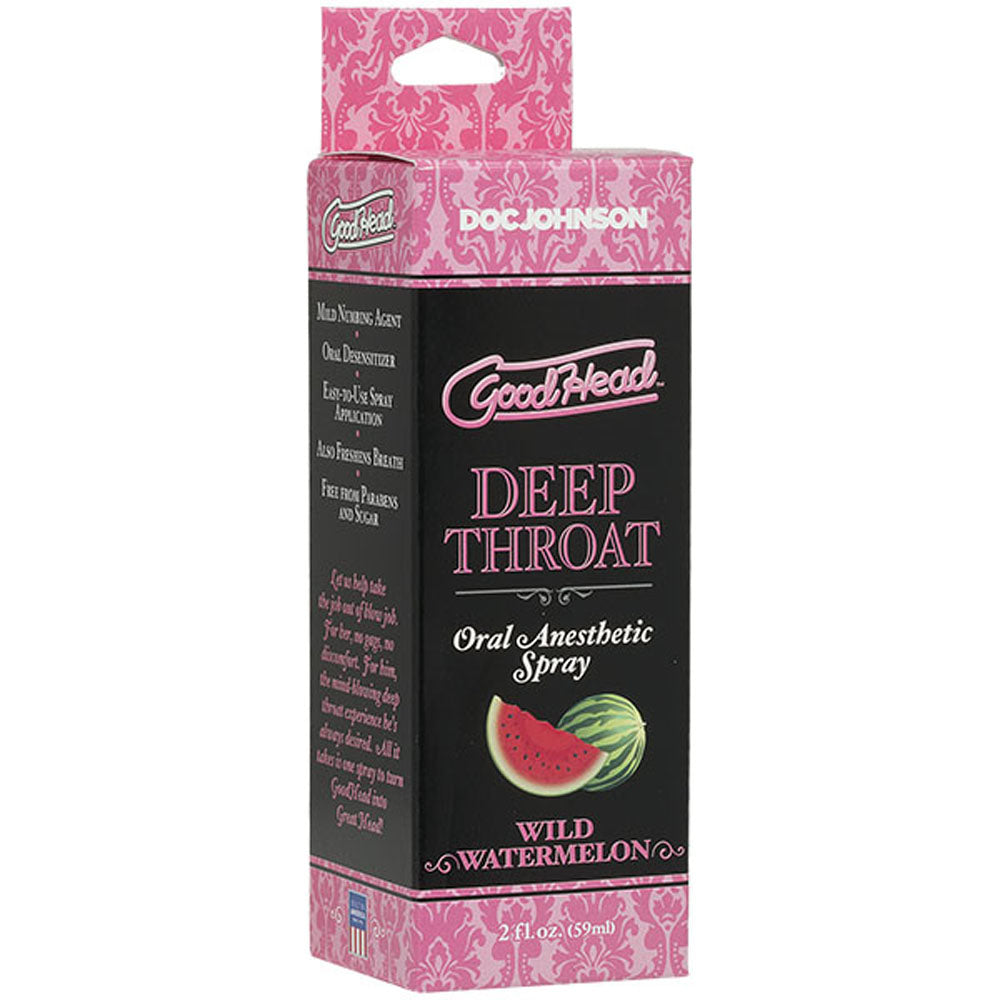 Goodhead Deep Throat Spray - Watermelon Flavor - Oral Care Spray