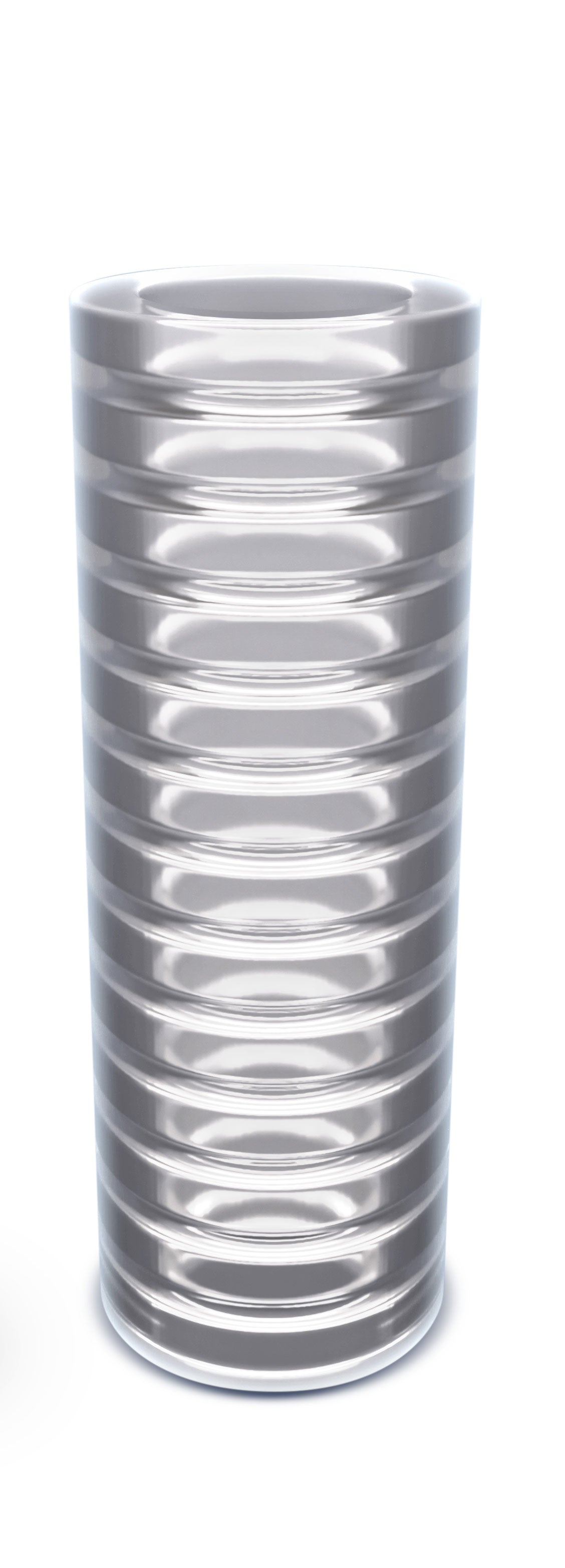 Rize Ribz Glow in the Dark Self-Lubricating Stroker – Clear