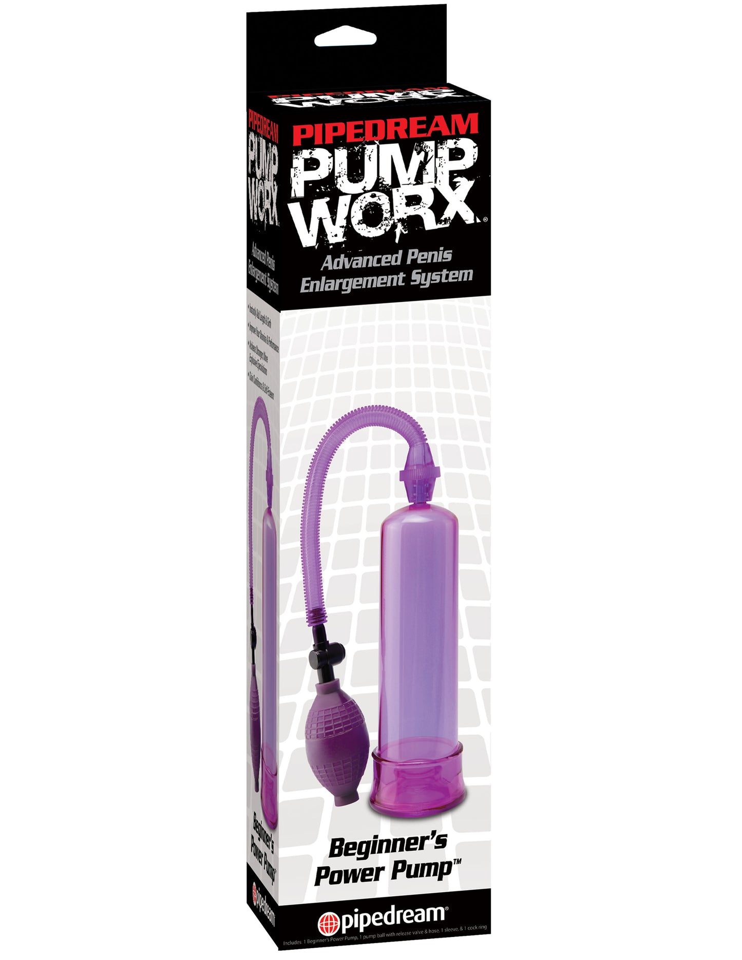 Pipedream Beginners Power Pump - Suction Device - Purple