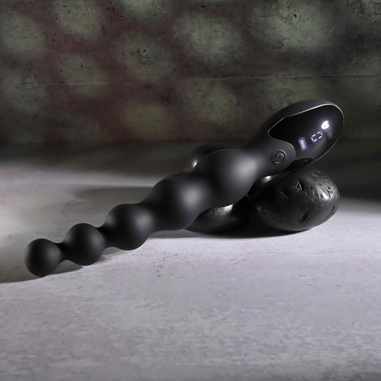 Evolved Novelties Backdoor Baton Vibrator – Black – Flexible Beaded Design