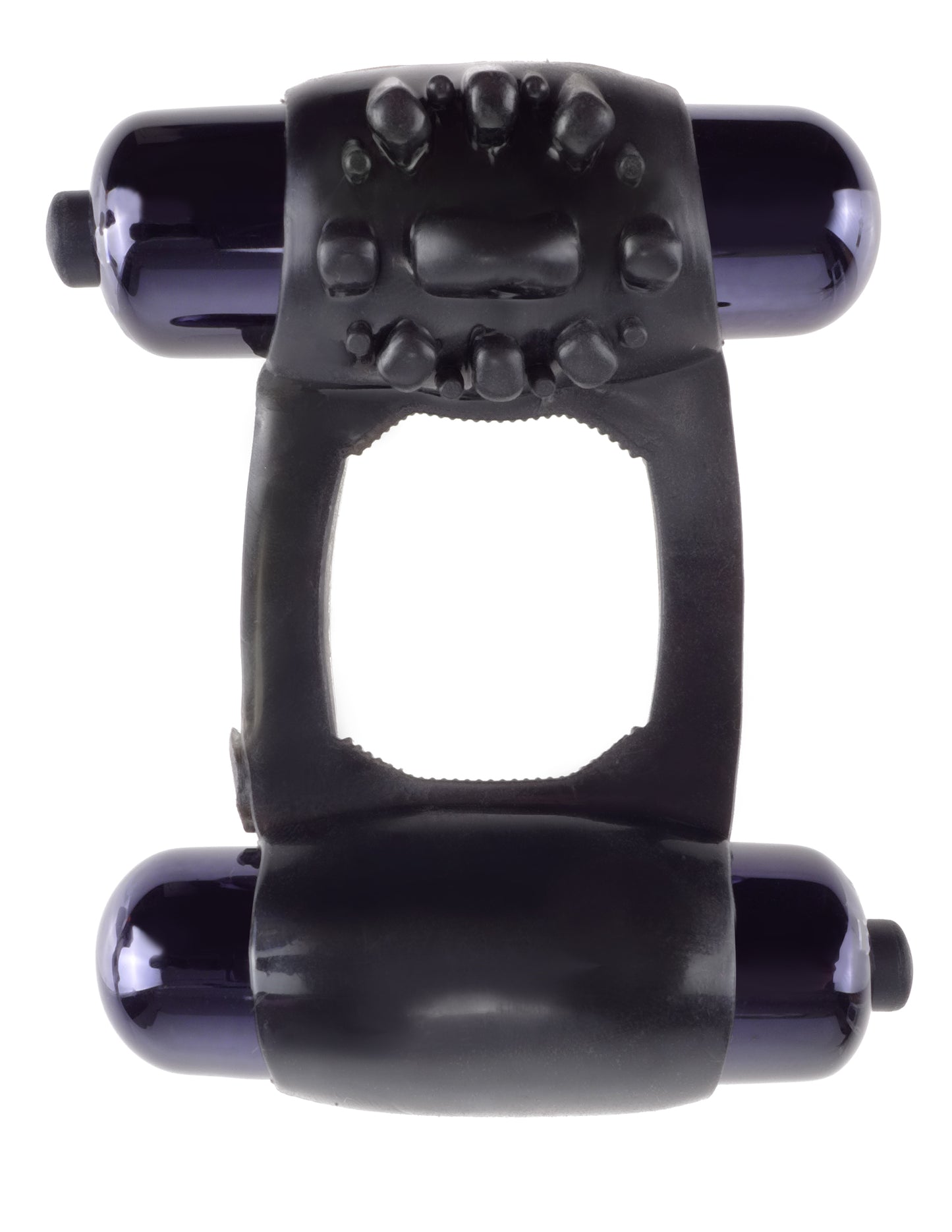 Pipedream Duo-Vibrating Super Ring – Erection Support with Vibrations – Black