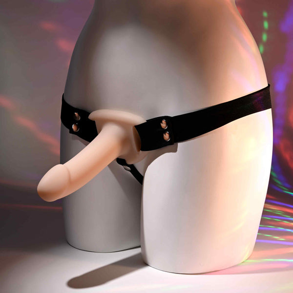 Evolved Novelties Our First Hollow Strap-On Dildo – White