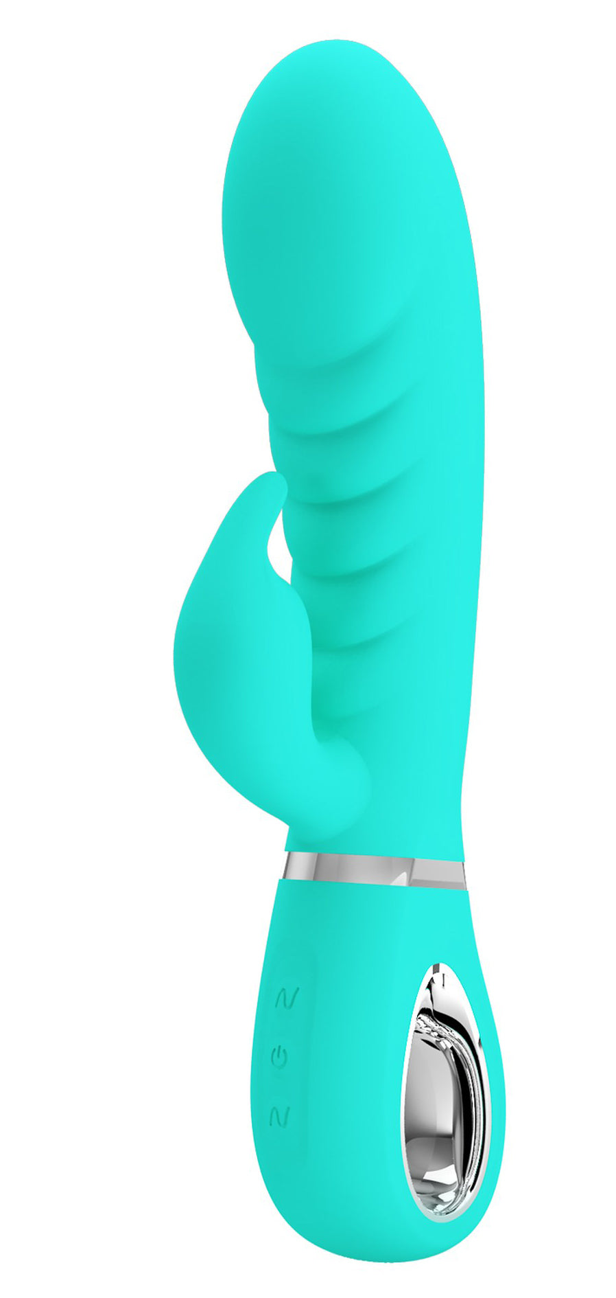 Pretty Love Soft Rabbit Vibrator – G-Spot and Clitoral Stimulation – Teal