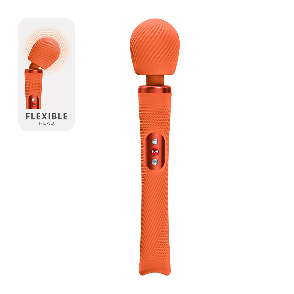 Fun Factory VIM Massager – Orange – Multi-Speed Rechargeable Vibrator