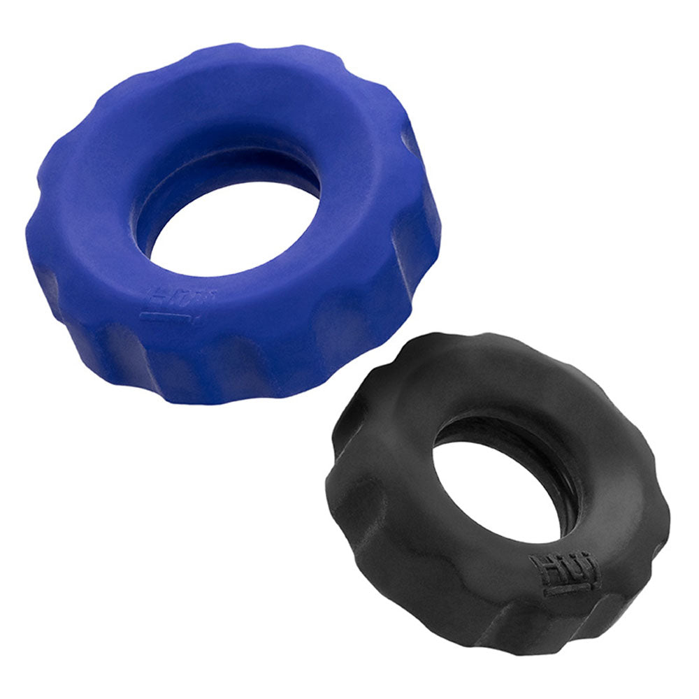Hunkyjunk Cog 2 C-Ring - Super-Stretchy Design - Cobalt / Tar