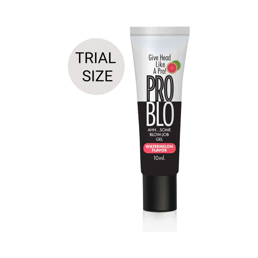Pro Blo Oral Pleasure Gel Pop Display – 66ct Tubes – Watermelon, Cupcake, Strawberry