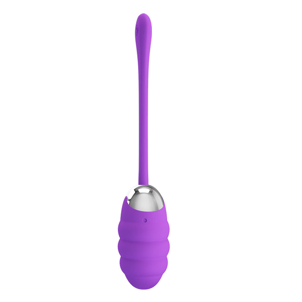 Pretty Love Franklin Rechargeable Egg Vibe - Purple - 12 Vibration Functions