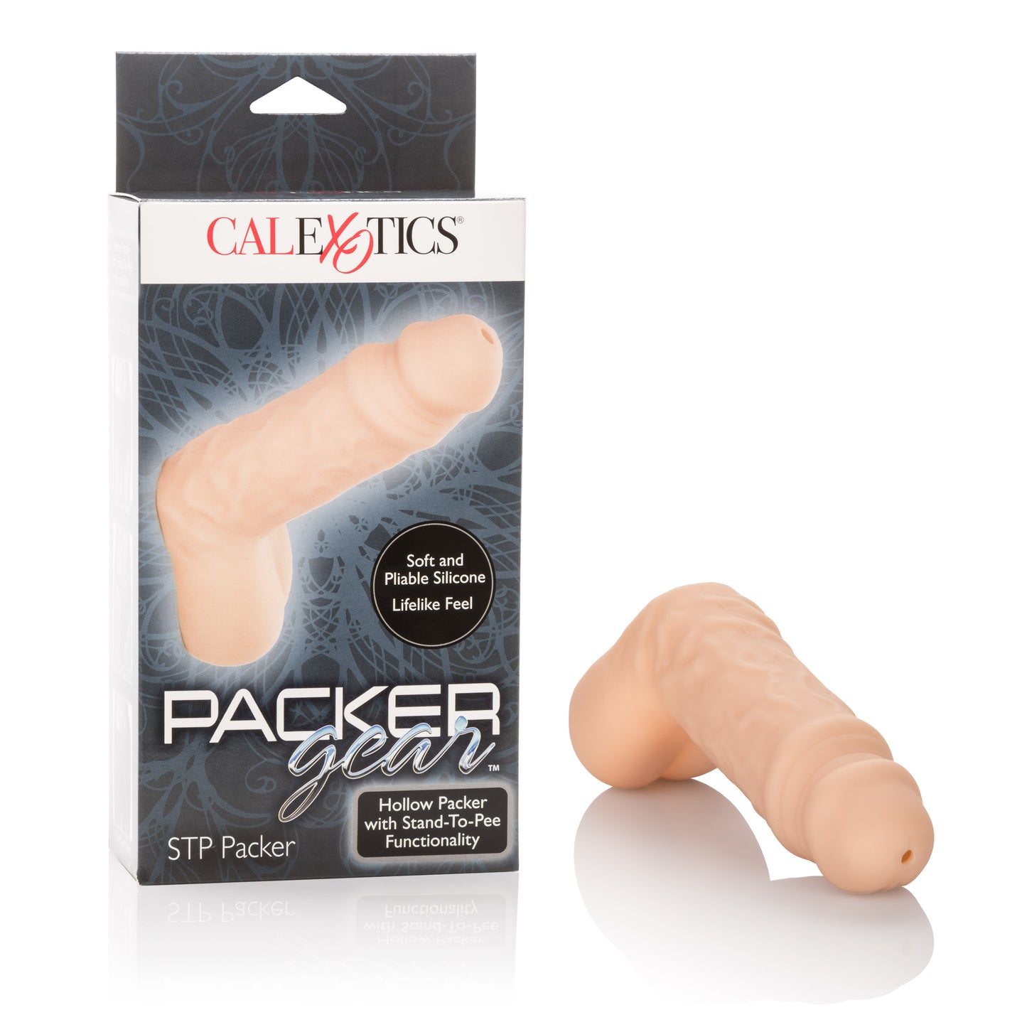 Packer Gear 5 Inch Stand-to-Pee Packer - Ivory, Harness Compatible