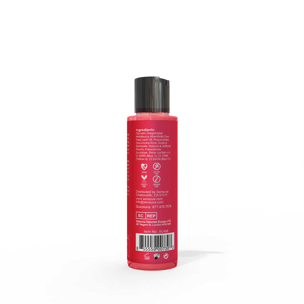 Sensuva Sizzle Lips Warming Edible Gel – Strawberry – 4.2 Oz