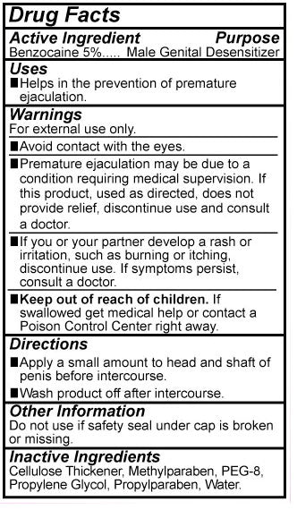 Body Action Prolong Delay Gel for Men – 2.3 Oz – Waterless Desensitizer