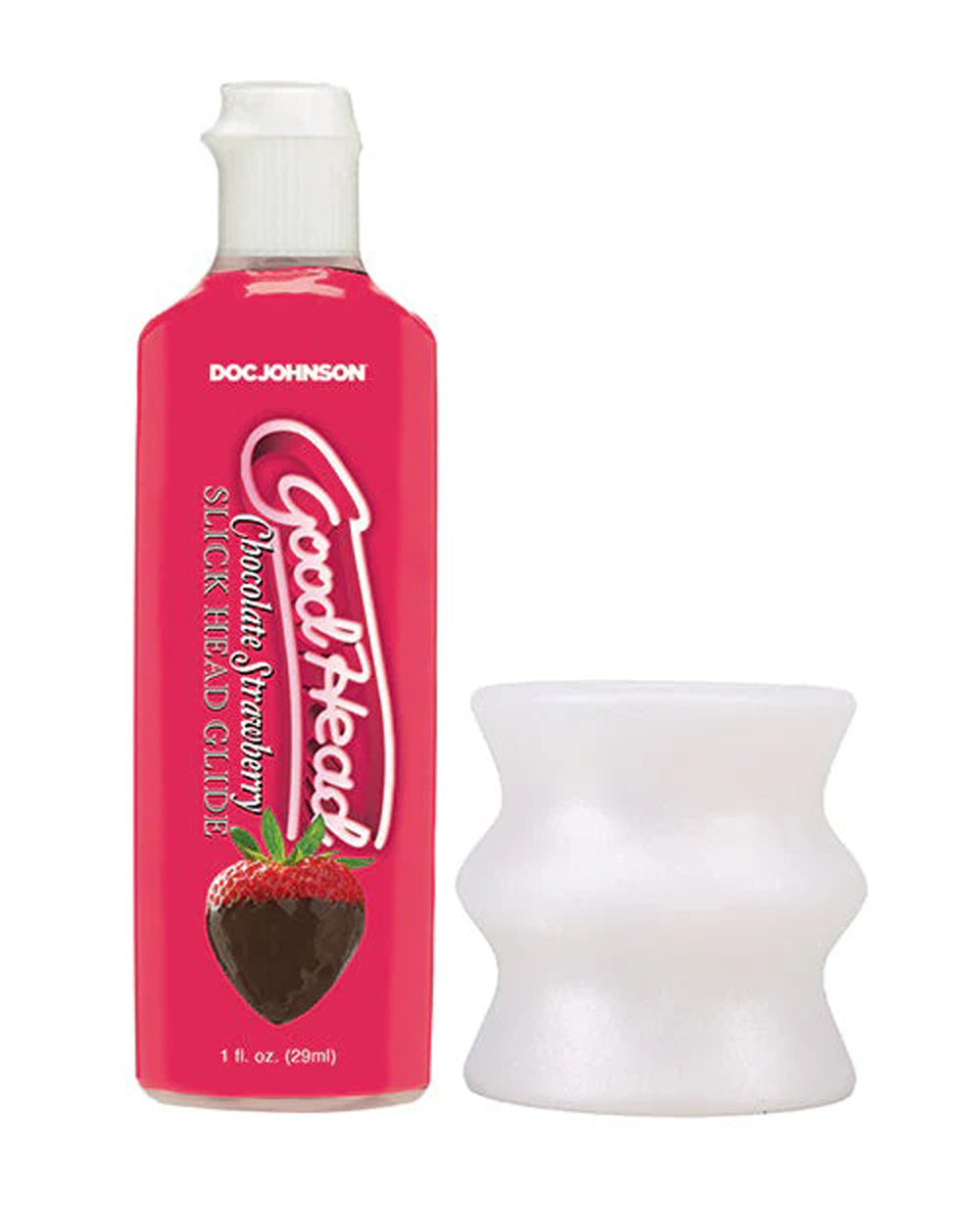 Goodhead Honeymoon Head Kit – Helping Head Stroker with Strawberry Flavor