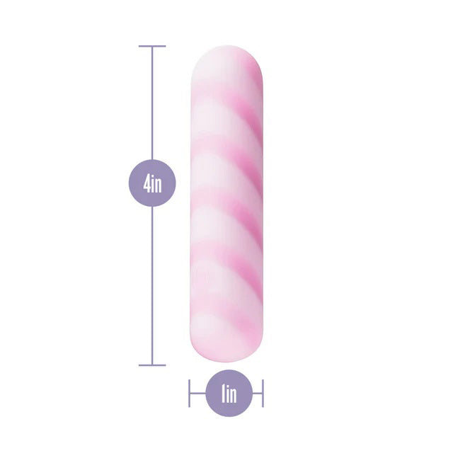 Blush Play With Me Sugar Crush Vibrating Toy - Pink - 10 Vibration Modes