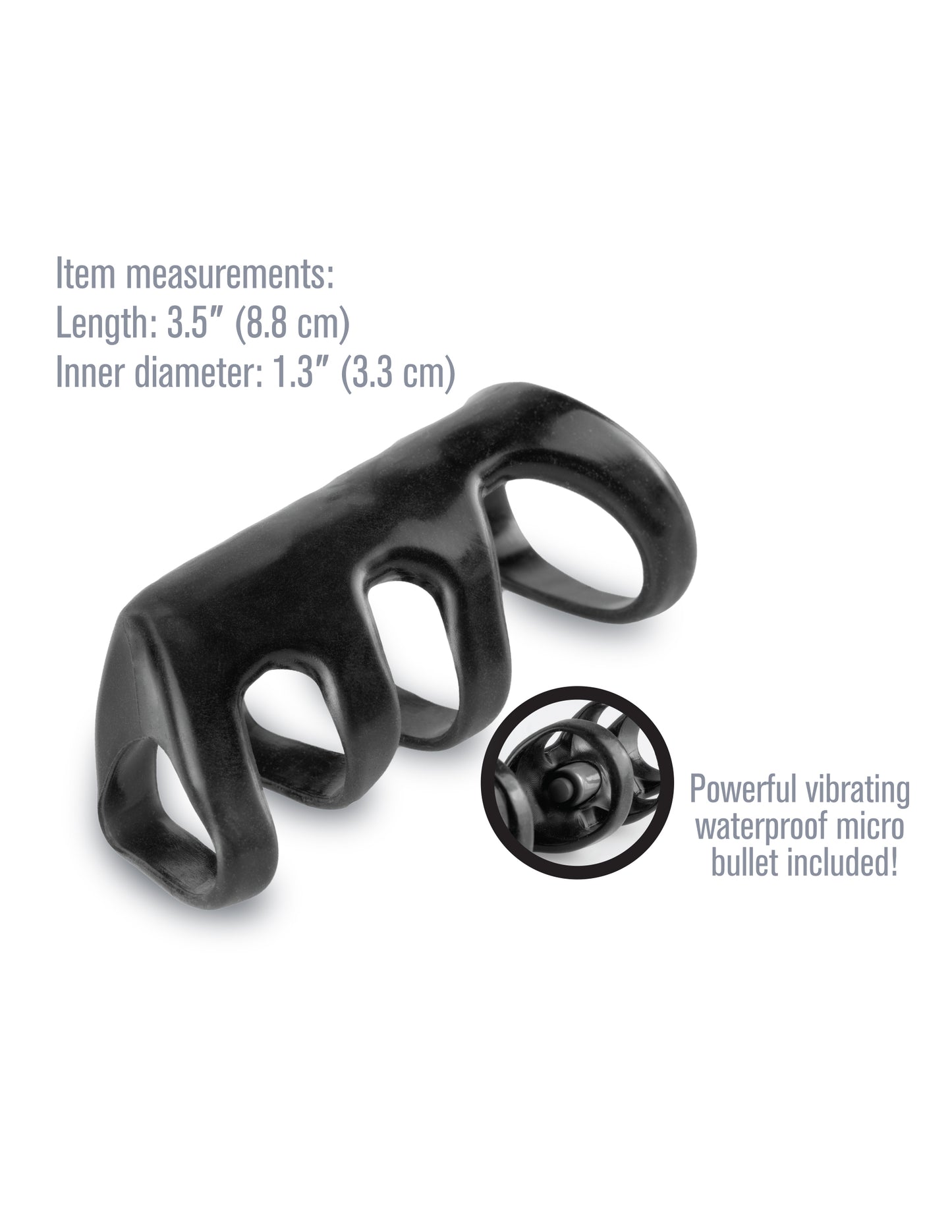 Fantasy X-Tensions Vibrating Power Cage – Black