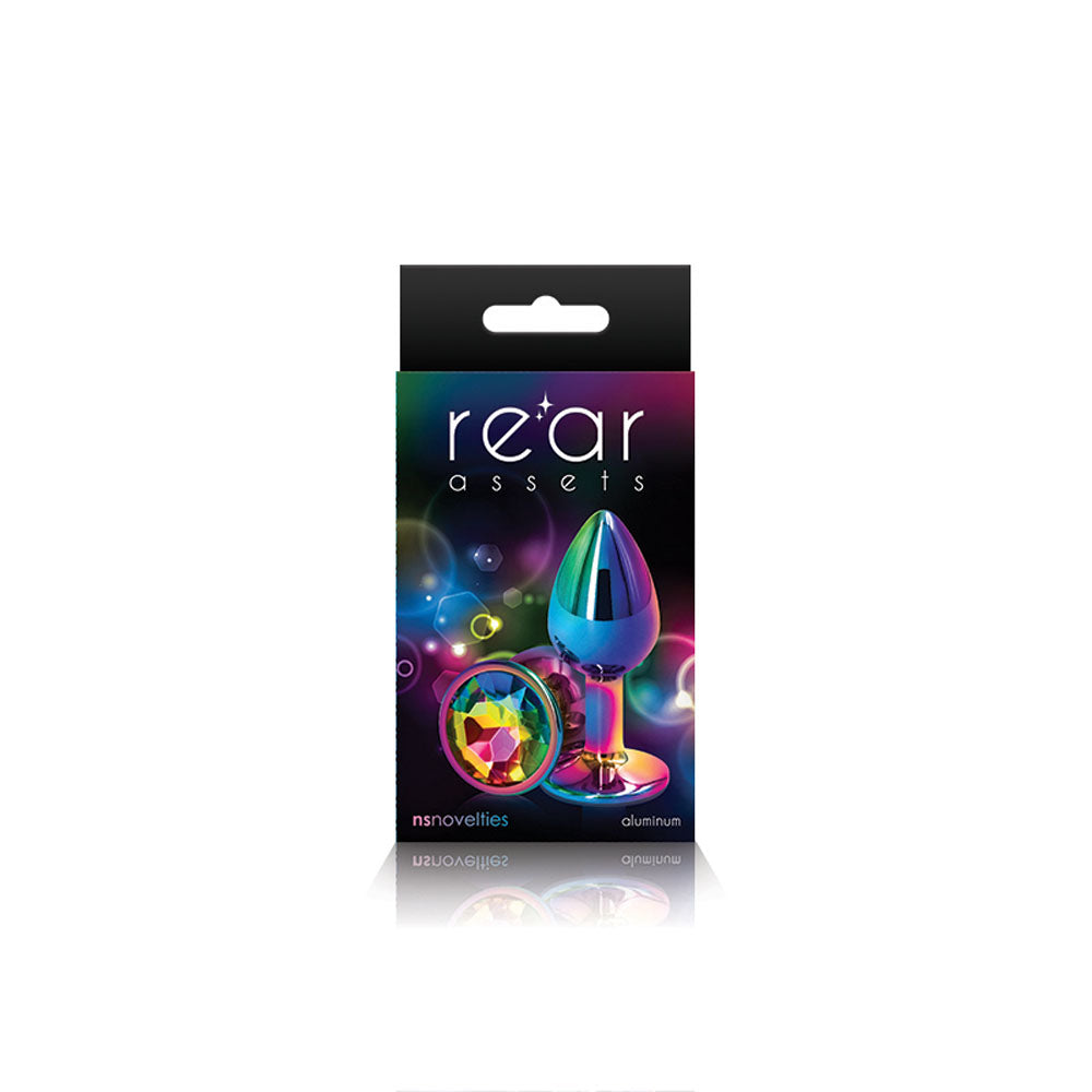 NS Novelties Rear Assets Multicolor Small Anal Toy - Rainbow