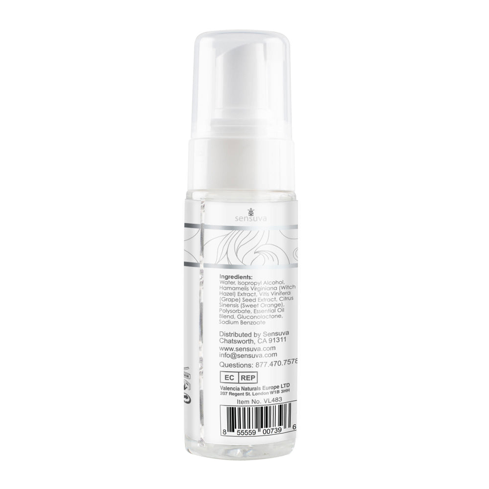 Sensuva Think Clean Thoughts Foaming Toy Cleaner - Antibacterial - 5.07 Fl. Oz.