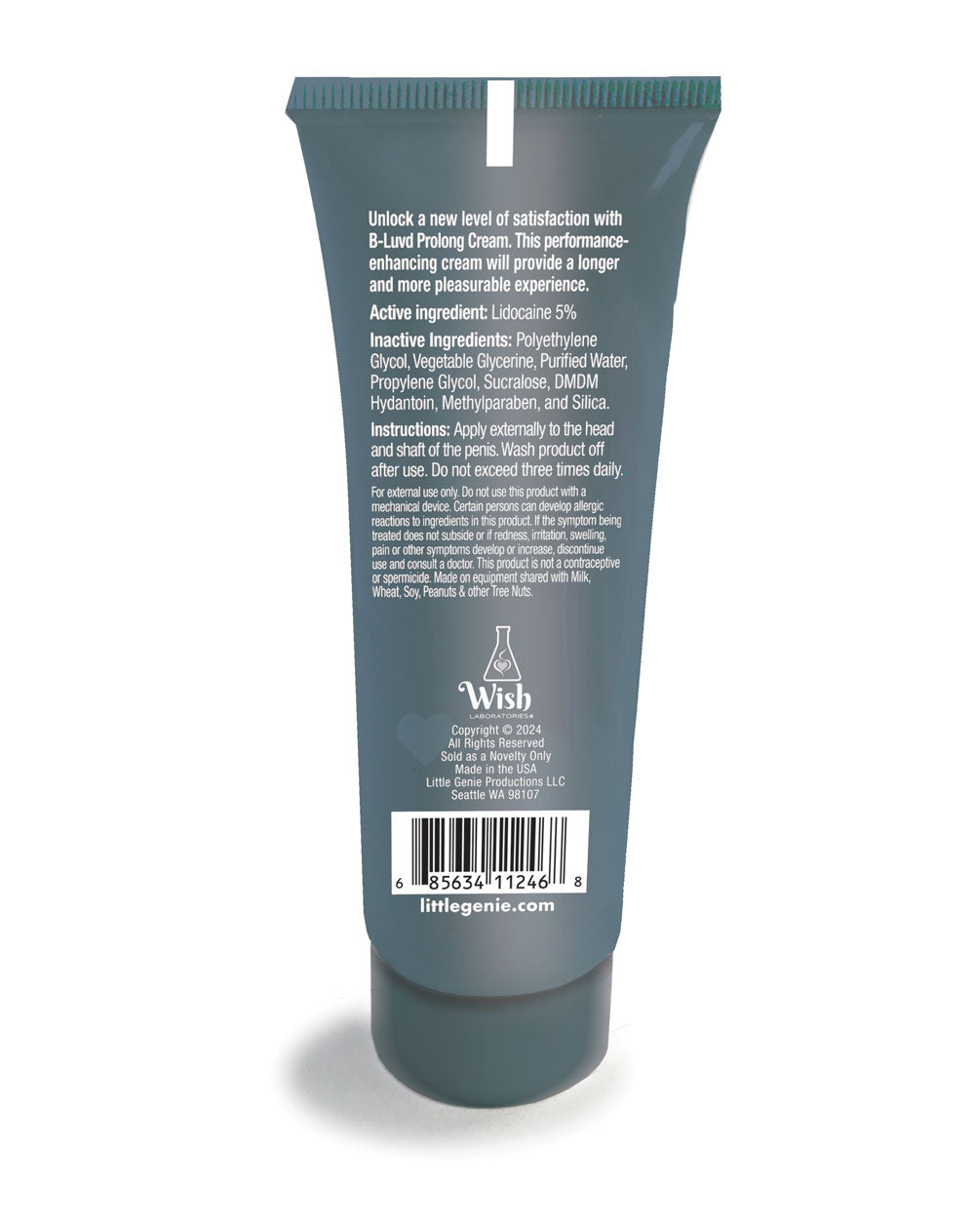 B-Luvd Erection Prolong Cream 2oz – Performance Enhancing Cream