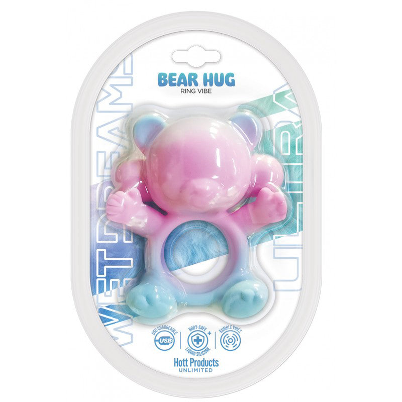 Hott Products Bear Hug Ring Vibe - Multi-Function Vibrating Ring