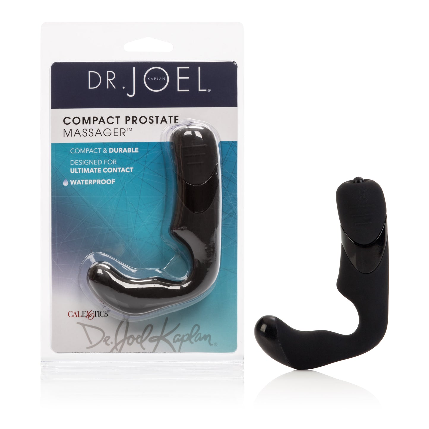 Dr. Joel Kaplan Compact Prostate Massager – Vibrating Prostate Probe – Black
