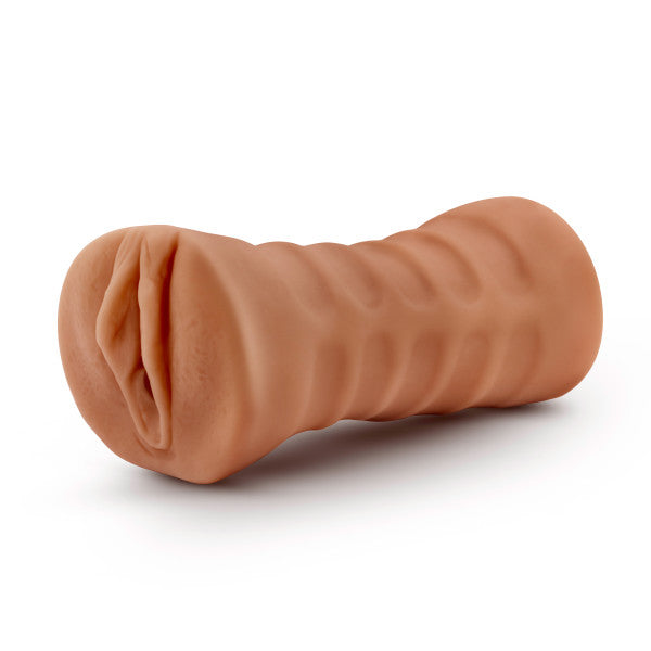 M for Men Julieta Realistic Vibrating Stroker - Mocha