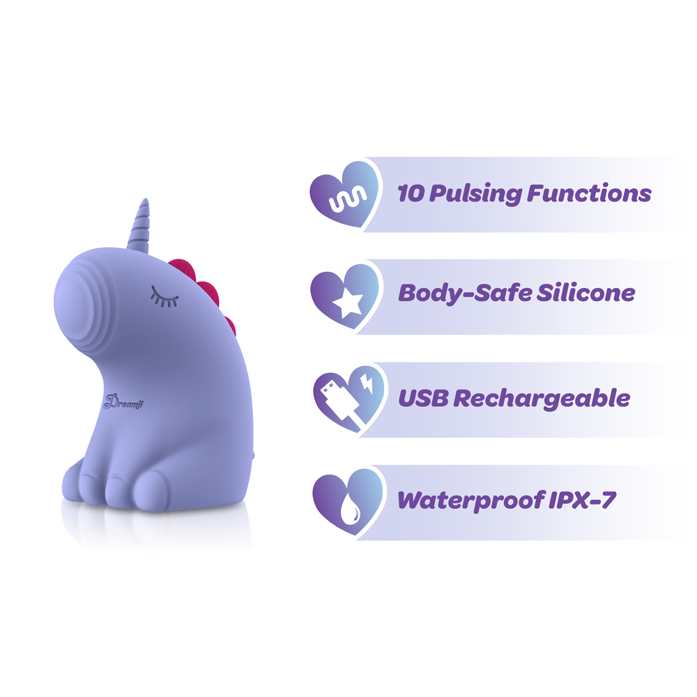 Dreamii Pulse Pulsing Unicorn Stimulator – Mystical Purple