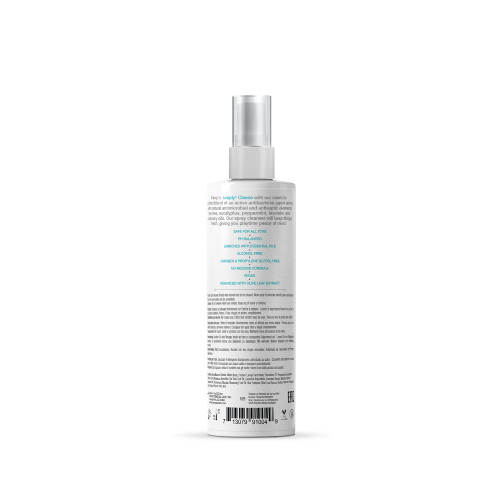 Simply Cleene Anti-Bacterial Toy Spray – 4 Oz – Lavender and Olive Leaf Extracts