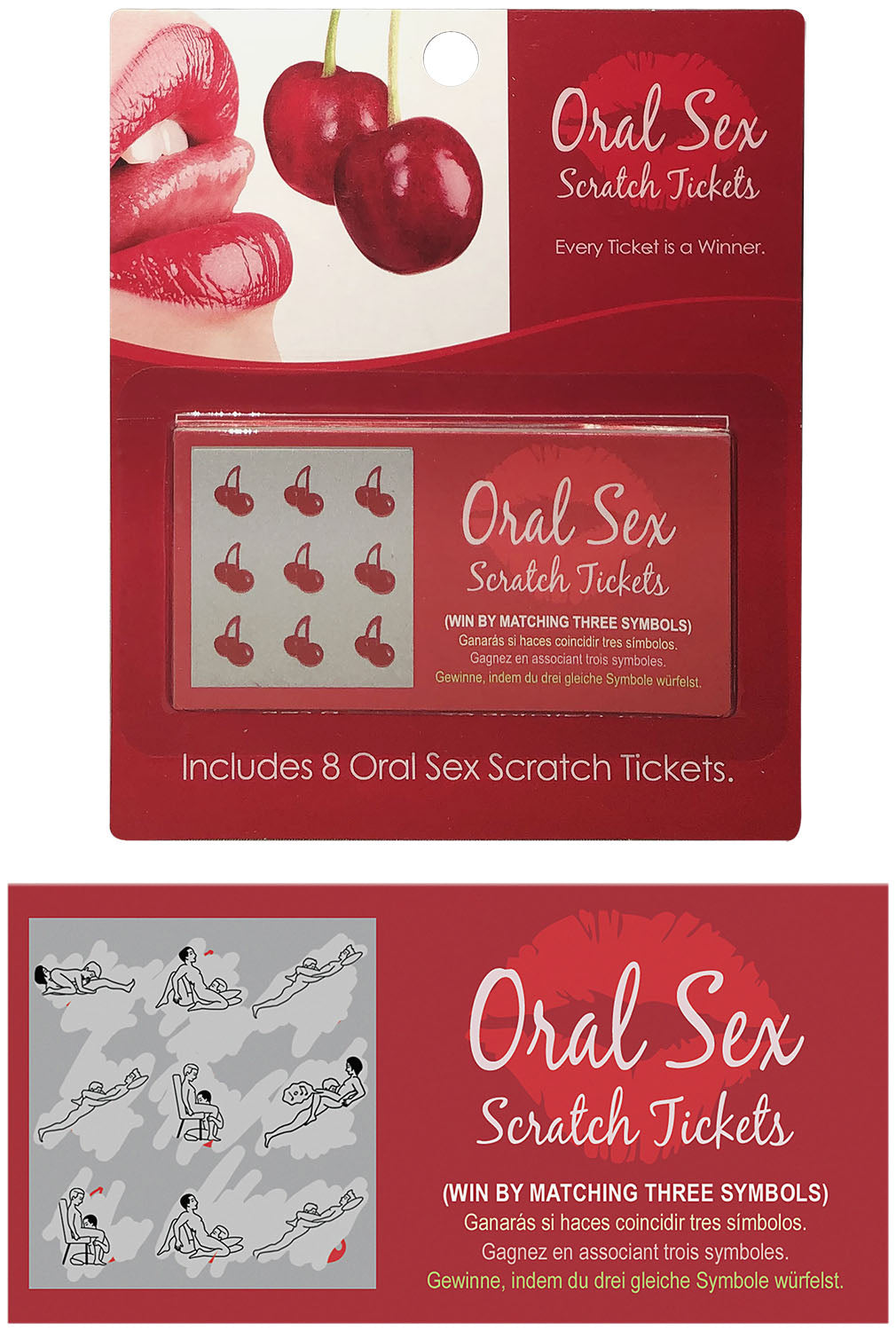 Kheper Games Oral Sex Scratch Tickets – 8 Winning Tickets