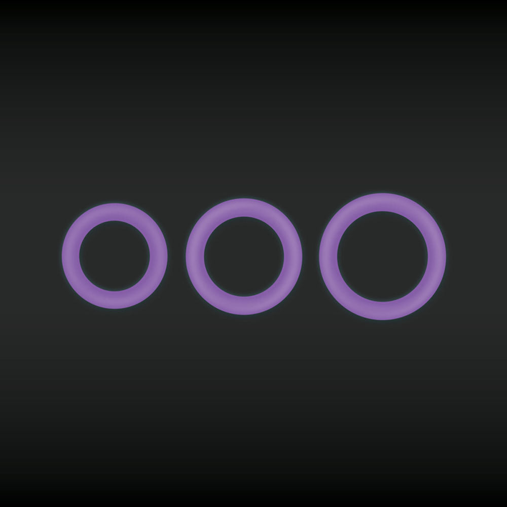 Firefly Halo Cockring – Glow-in-the-Dark – Medium – Purple