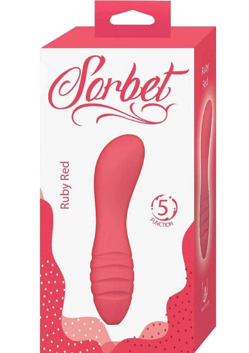 Nasstoys Ruby Red Silicone Bullet Vibe – Multi-Function, Rechargeable, Red