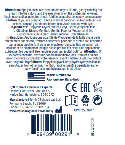 M.D. Science Lab Viva Cream 2oz - Moisturizing Cream