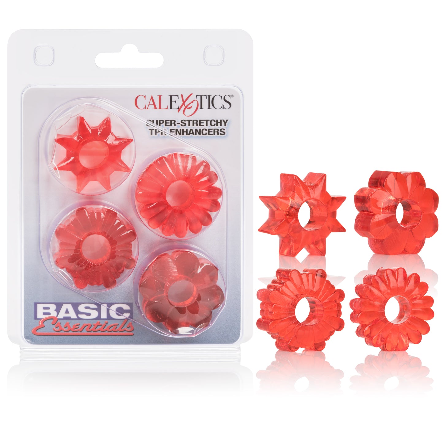 Basic Essentials 4 Pack Enhancers – Red
