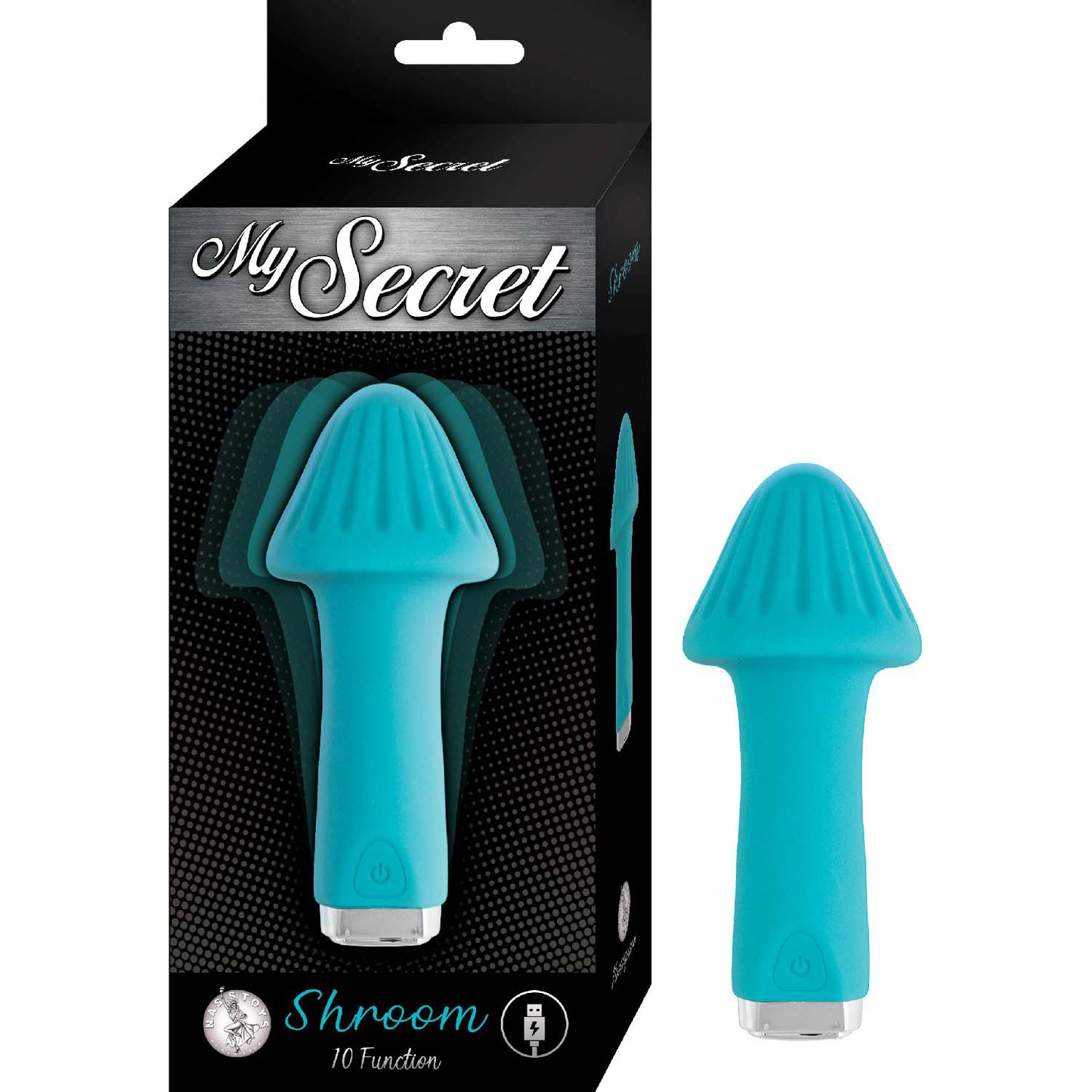 Nasstoys My Secret Shroom Bullet Vibrator – Aqua