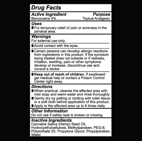 Body Action Butt Eze Anal Desensitizer Gel - 2 Fl. Oz. / 60 ml