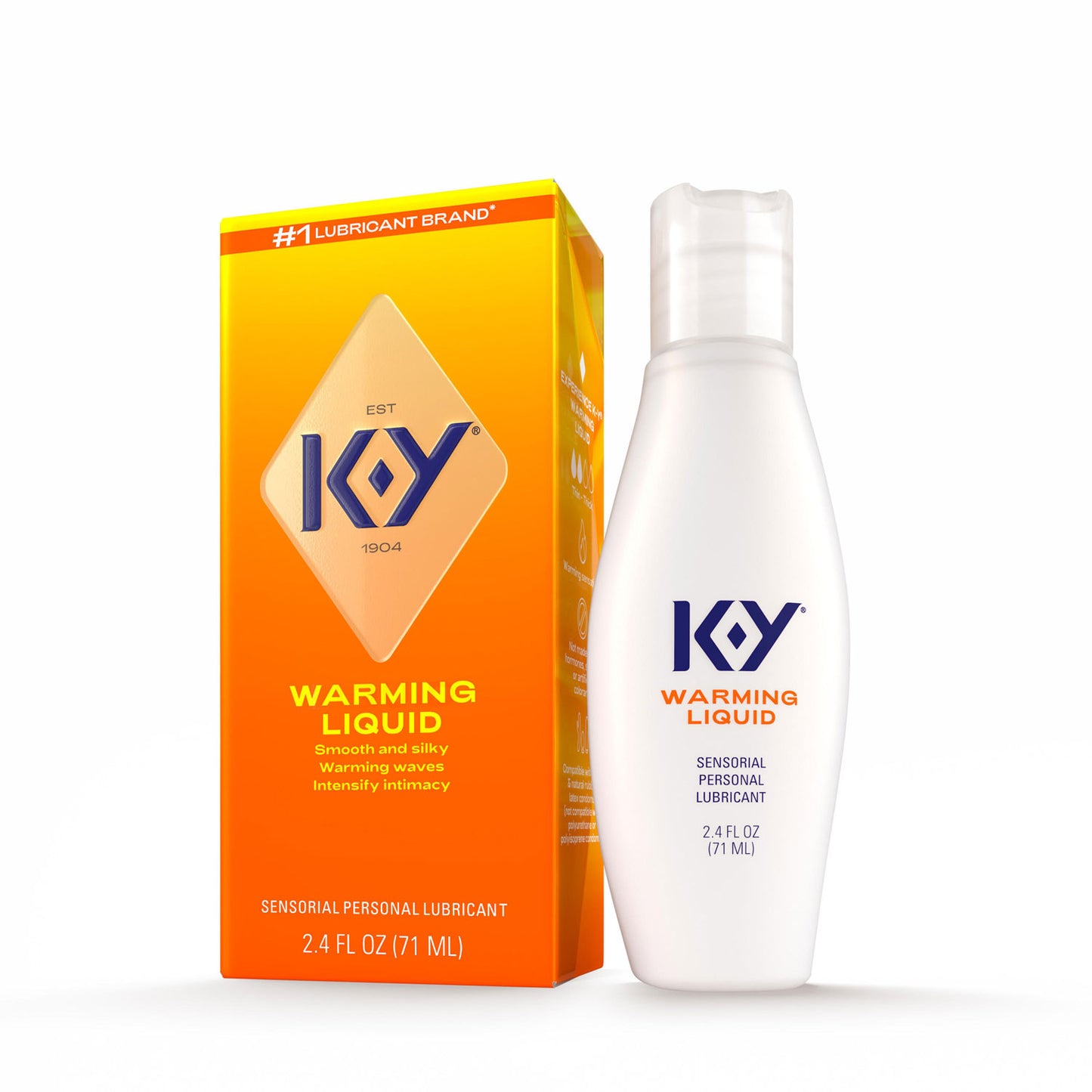 K-Y Warming Liquid 2.5 Oz Bottle – Water-Based Lubricant