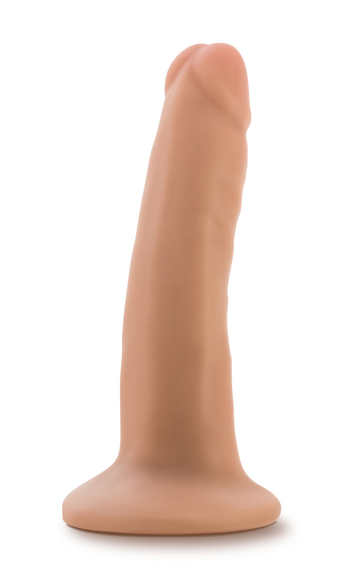 Dr. Skin Plus 5 Inch Posable Dildo - Vanilla - Realistic Design with Suction Cup Base