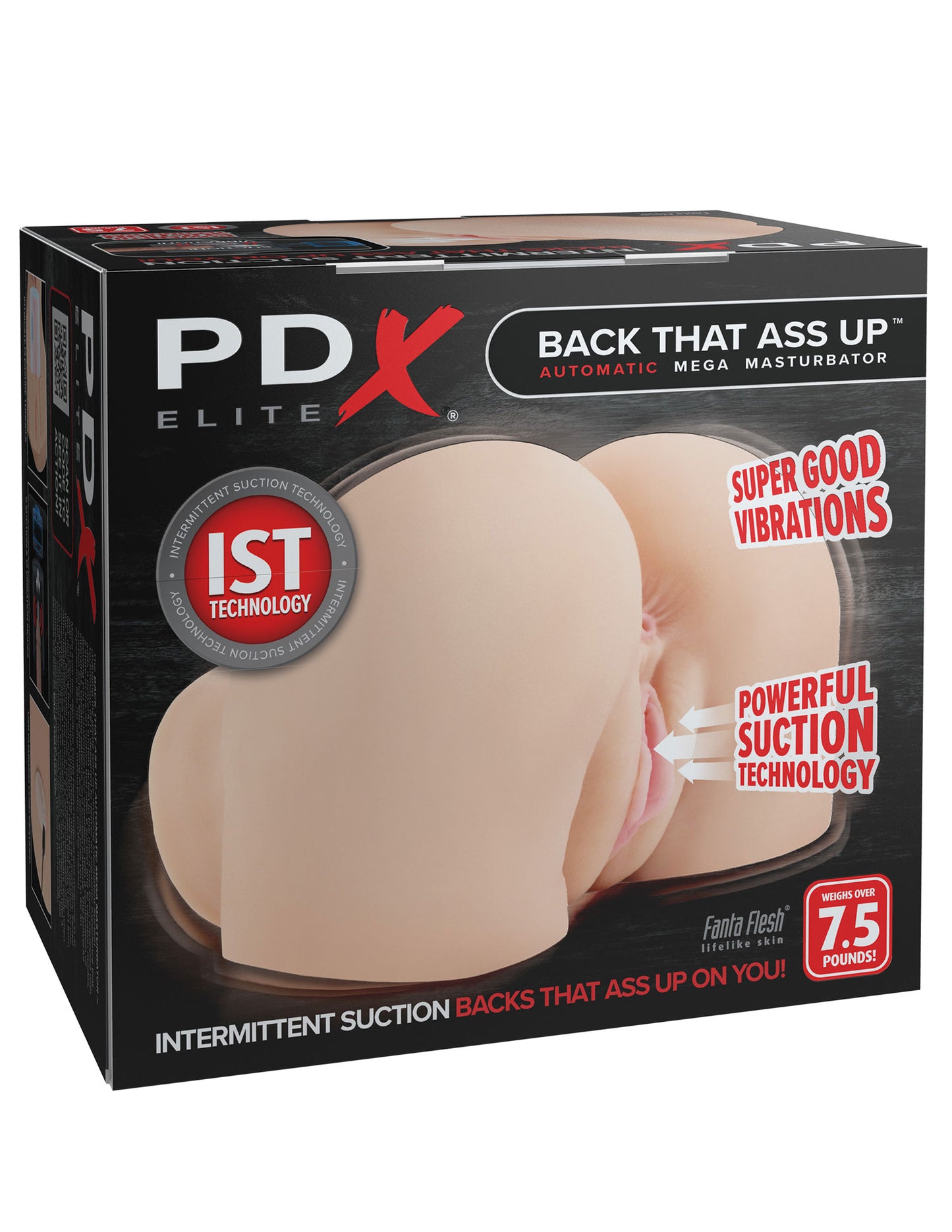 Pipedream Back That Ass Up Auto Mega Masturbator – White