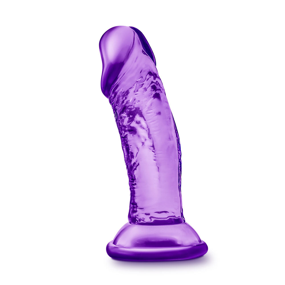 B Yours Sweet n' Small 4 Inch Dildo with Suction Cup - Purple
