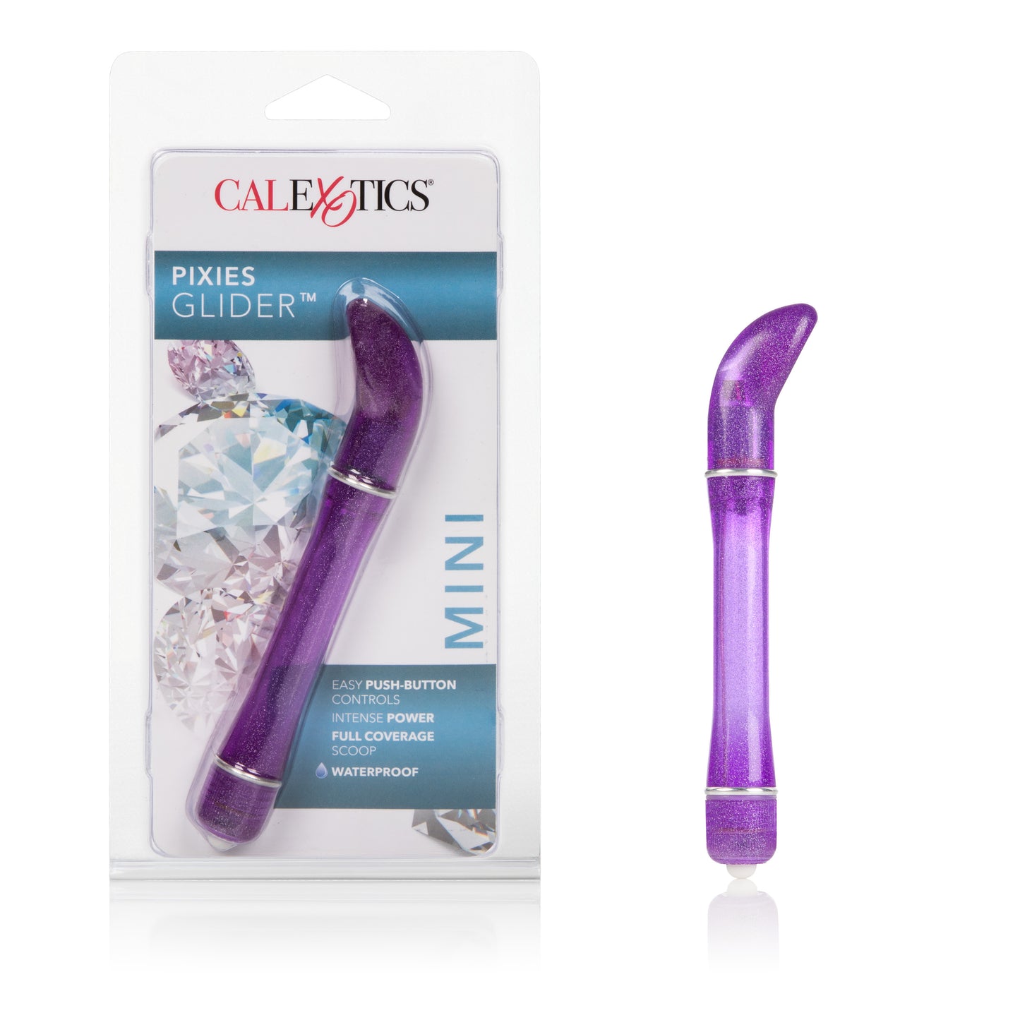 CalExotics Pixies Glider Waterproof Vibe – Purple