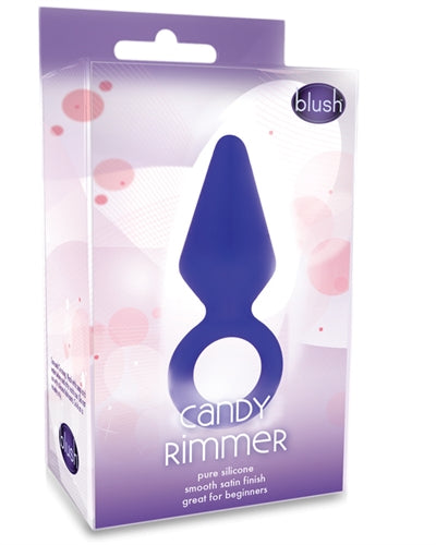 Candy Rimmer - Silicone Anal Toy - Safe for Play - Blue