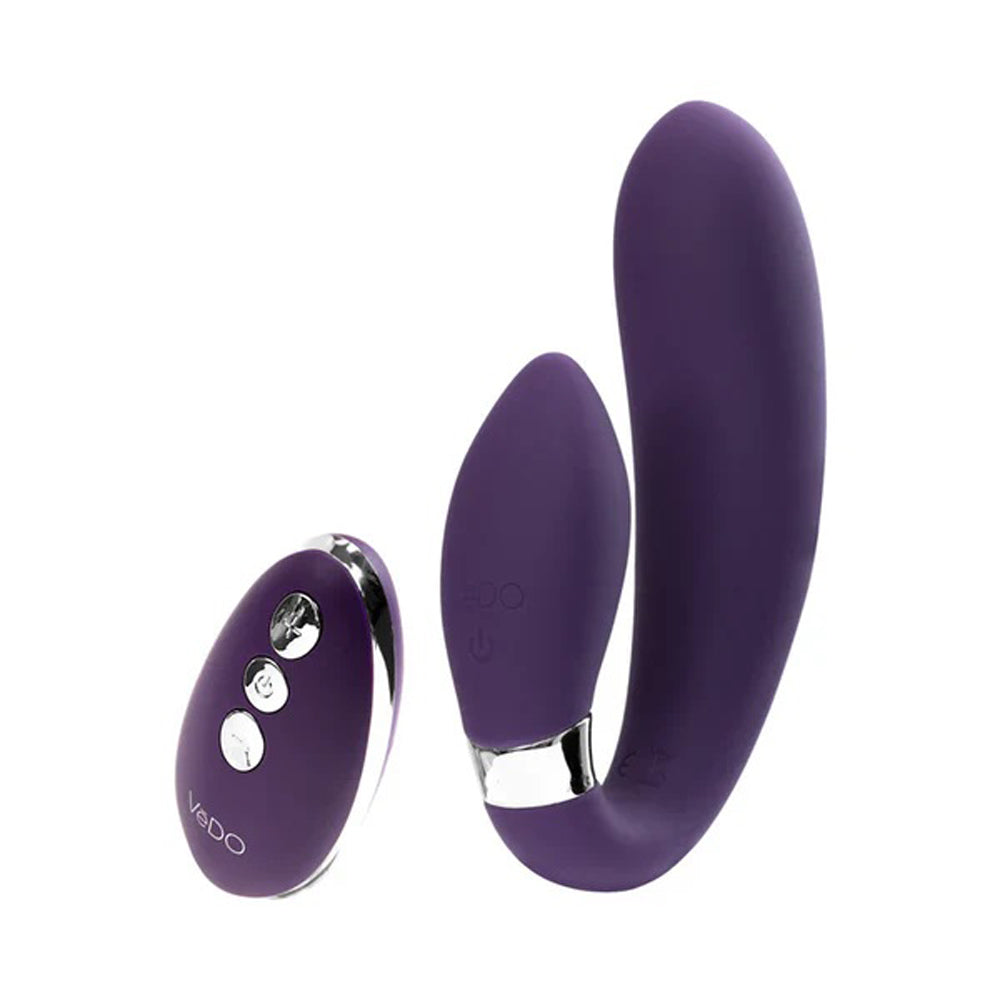 VeDO Jeni C-Shaped Dual Motor Vibe with Remote - Purple