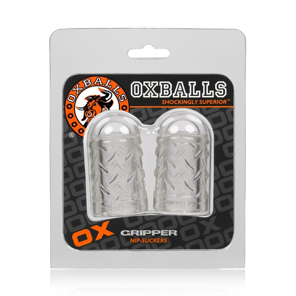 Oxballs Gripper Nipple Sucker - Clear - Flexible TPR Design